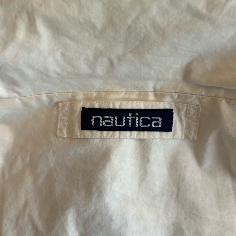 Vintage Nautica Men’s Medium-weight Reversible Rain Jacket with hooded collar - Picture 13 of 16